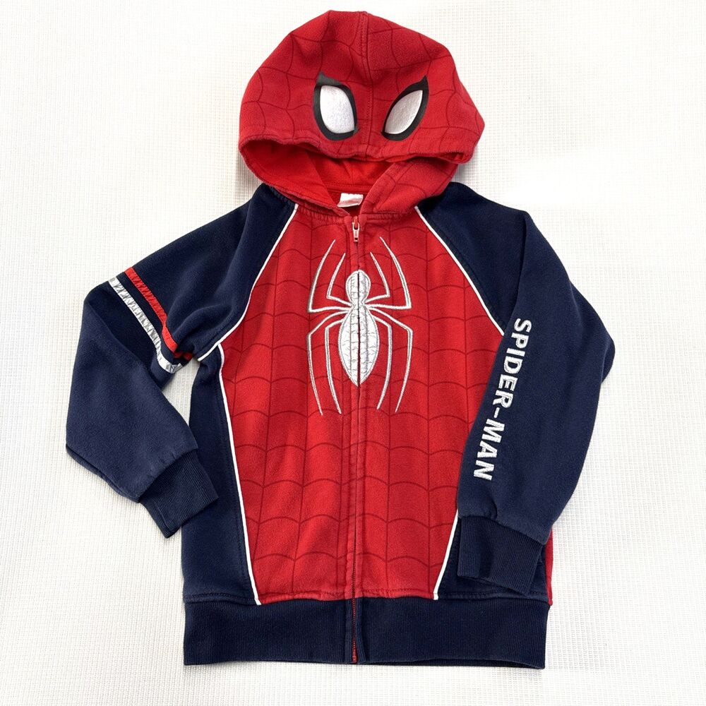 Marvel Spiderman Zip-up Hoodie Boys Youth - 7